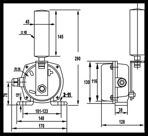 礦用事故開關(guān)GK1-2B兩級(jí)跑偏開關(guān)_跑偏開關(guān)煤礦用跑偏開關(guān)