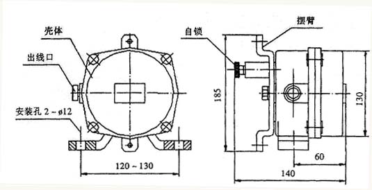 廠家批發(fā)緊急停機開關HFKLT2-Y雙向平衡拉繩開關價格